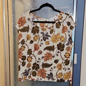 Nicole Miller Multicolor Floral Blouse